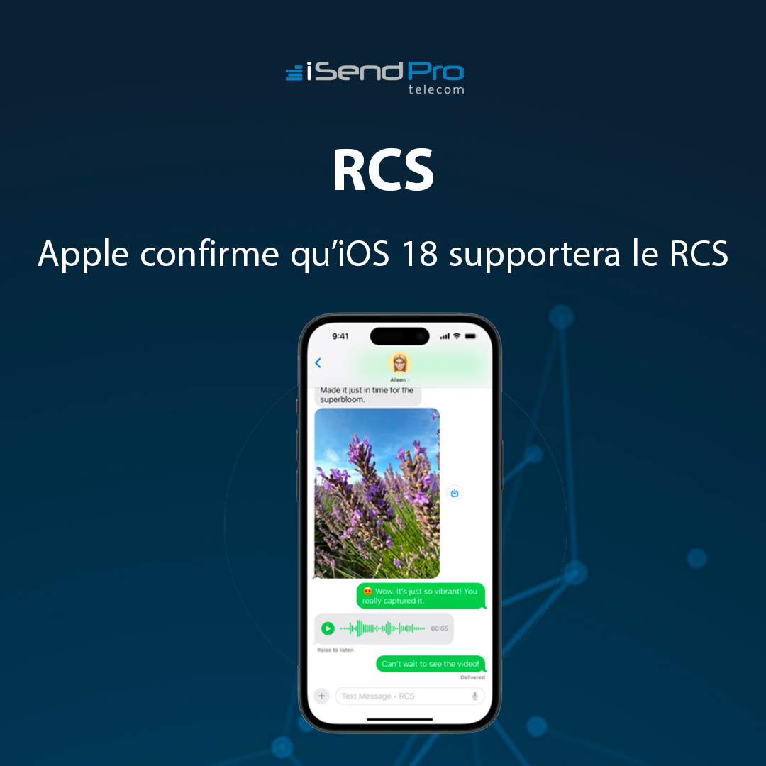 Apple confirme qu'IOS 18 supportera le RCS