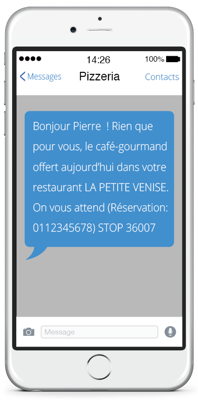 6. SMS de fidélisation