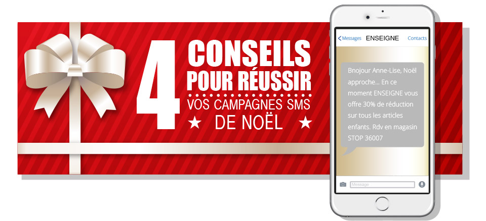 4 Conseils pour réussir vos campagnes SMS de Noël !