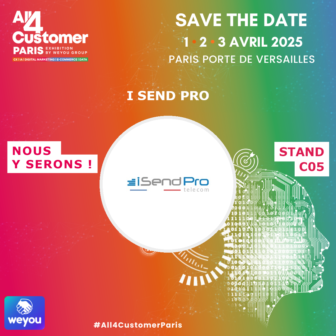 iSendPro Telecom au salon All4Customer Paris