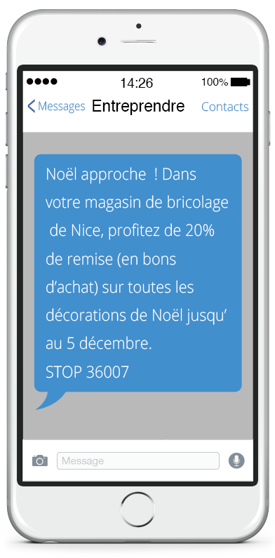 2. SMS événementiel