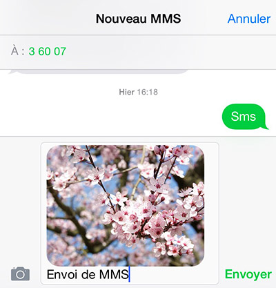 Et le MMS ?