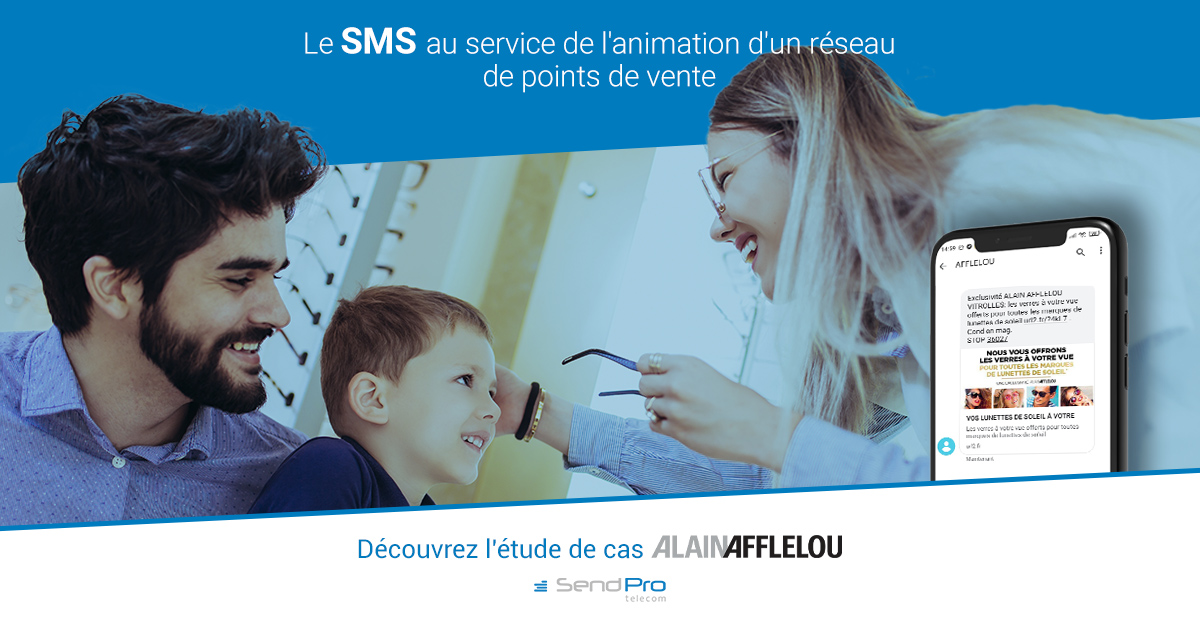 ALAIN AFFLELOU : Le SMS au service de l'animation des points de vente