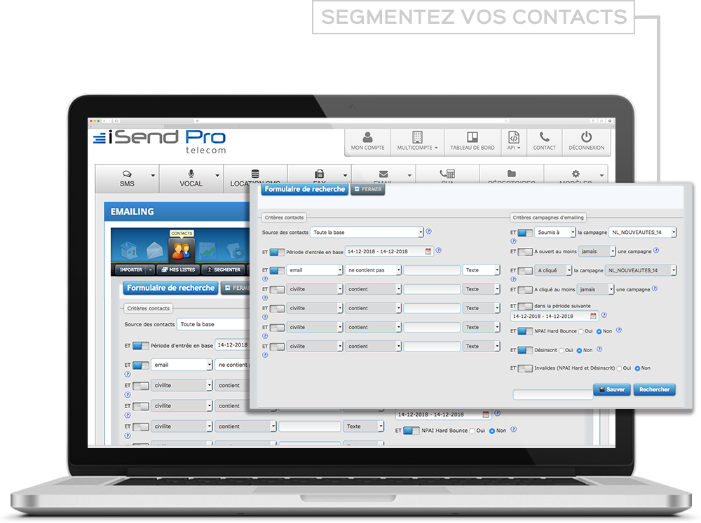 Fonctionnalité SMS iSendPro telecom : SMS 2.0 - Enrichissez vos SMS en y incluant un lien vers un site Web avec du contenu multimédia (texte, images, vidéo, formulaire de contact, carte à gratter…).