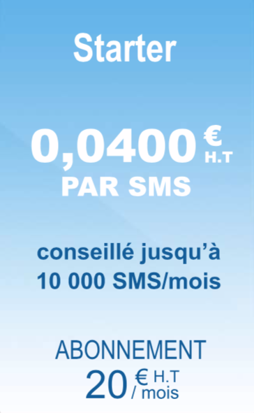 nos tarifs sms abonnement 1